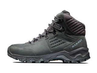 Mammut Wanderschuhe Nova Mid IV GTX (All-Terrain, Nubukleder, wasserdicht) schwarz/schwarz Damen